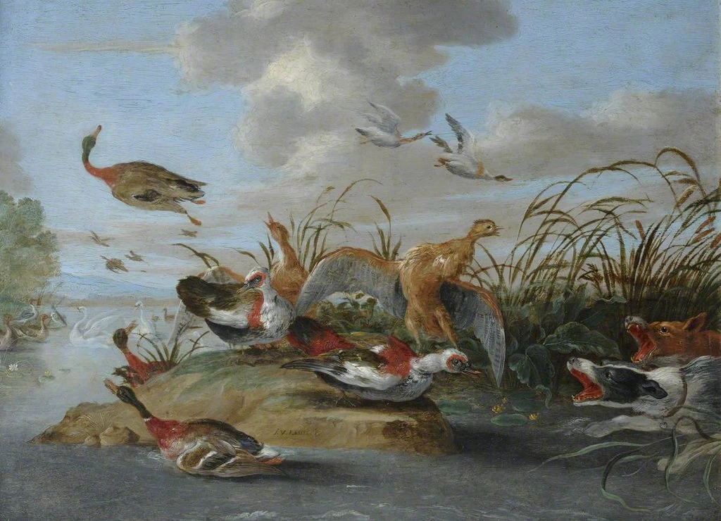 Uccelli acquatici e cani - National Trust
